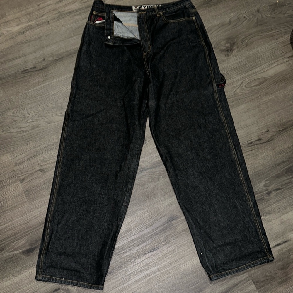 Vintage AVIREX., Mens, barely worn, W36/L32 Black denim jeans